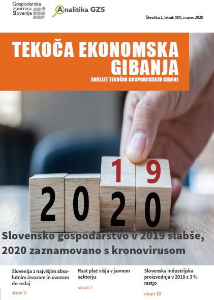 Slovensko gospodarstvo v 2019 slabše, 2020 zaznamovano s kronovirusom